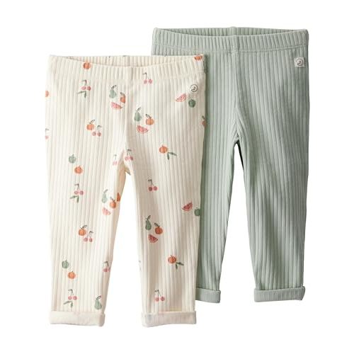 little planet by carter's Baby 2-Pack Terry Pants Made with Organic Cotton