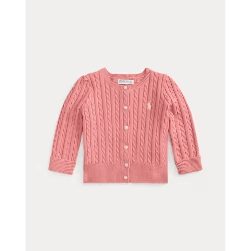 Ralph Lauren Mini-Cable Cotton Cardigan | Ralph Lauren