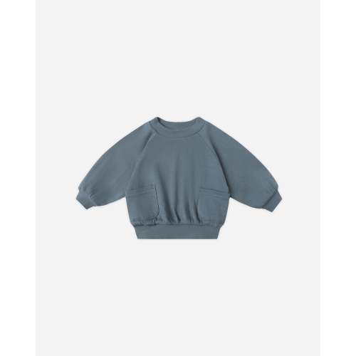 Pocket Sweatshirt || Ocean – Quincy Mae
