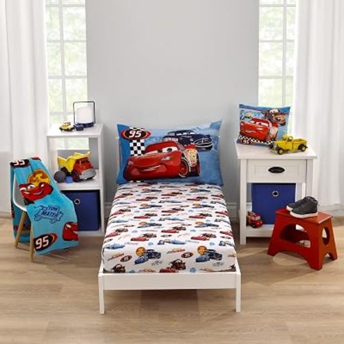 Disney Cars Radiator 2 Piece Toddler Sheet Set Fitted Bottom & Pillowcase
