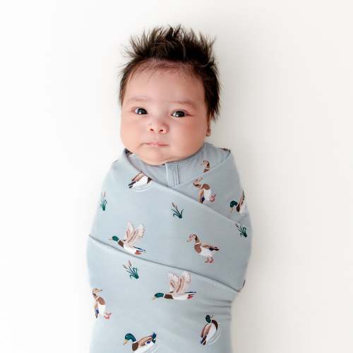 Swaddle Blanket in Mallard Duck