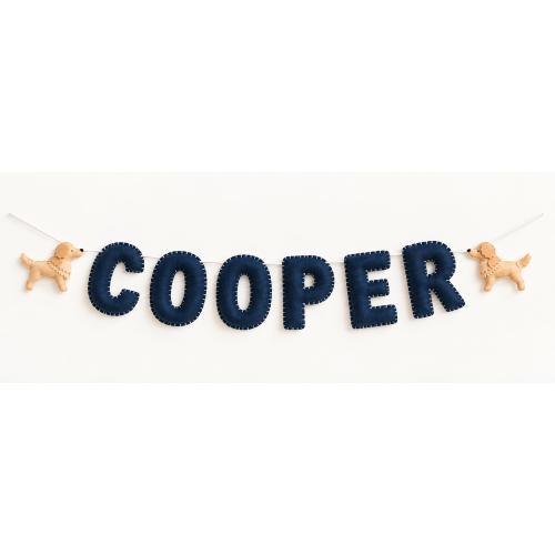 Custom Order – Cooper Name Banner | Amber L. Baby Registry