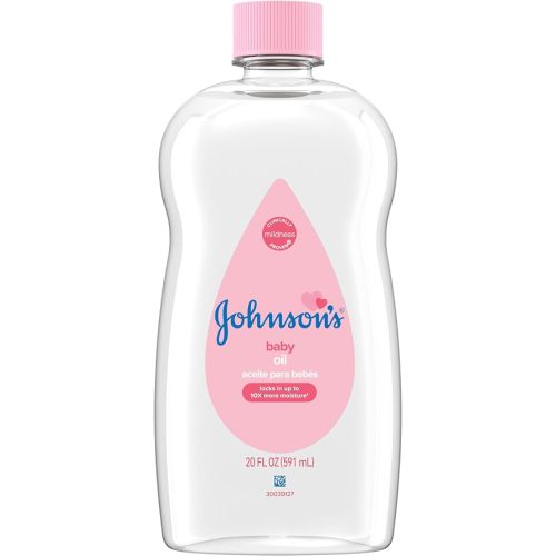 Johnson's Baby Oil, Pure Mineral Oil, Original Scent, 20 fl. oz