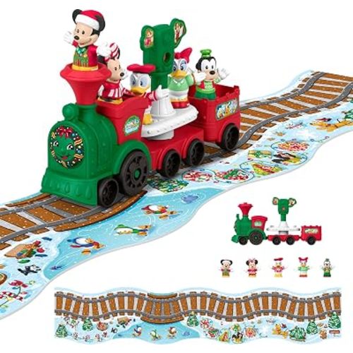 Fisher-Price Little People Disney Jr Musical Christmas Train Toy