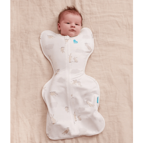 Swaddle Up™ 1.0 TOG Cotton White Cloud Bunnies
