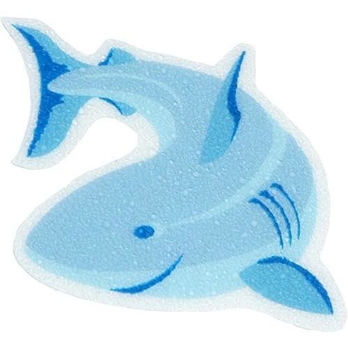 SlipX Solutions Adhesive Bath Treads, Shark Tub Tattoos, Non-Slip Traction to Bathtubs, Showers & Other Slippery Spots (Kid Friendly, Reliable Grip)
