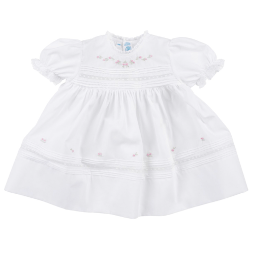 Floral Bullions Dress White- Feltman Brothers – Littles on 5th