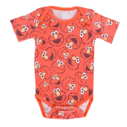 Short Sleeve Bodysuit - Elmo