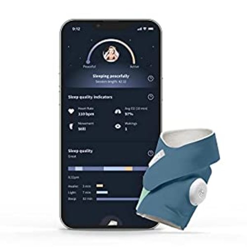 Amazon.com: Owlet Dream Sock - Smart Baby Monitor with Heart Rate and Average Oxygen O2 as Sleep Quality Indicators, Bedtime Blue : Baby