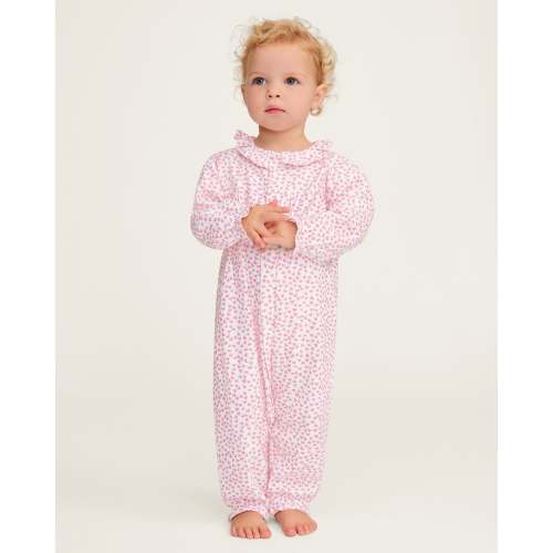Baby's Twill Madeline Romper in Sweethearts