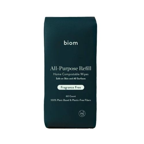 Biom Scent Free All-Purpose Cleaning Wipes Refill - 60ct