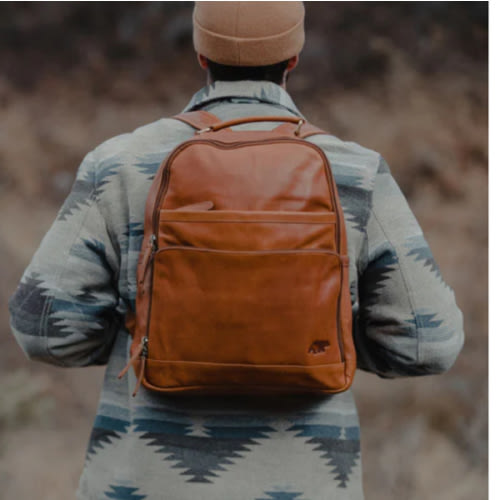 Katmai Leather Diaper Backpack