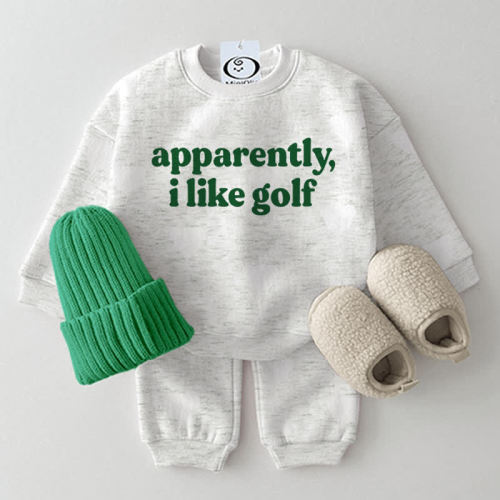 APPARENTLY I LIKE GOLF Baby 2-Piece Set