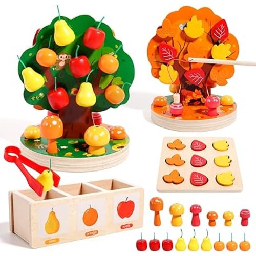 INIFEIDALA Montessori Toys for 3 4 5 6 Year Old - Fine Motor Skills Toy