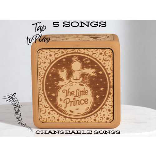 The Little Prince Tap-to-Play Music Box | Handmade Gift for Dreamers
