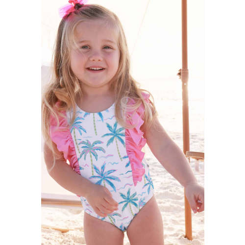 Double Ruffle One Piece | Blue Lagoon