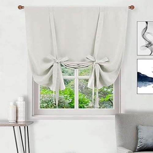 DWCN Blackout Curtains-Tie Up Shade
