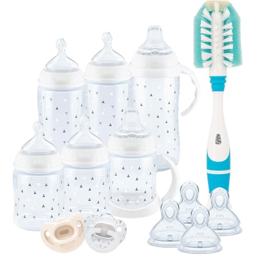 NUK Smooth Flow Anti Colic Baby Bottle Newborn Gift Set, Amazon Exclusive
