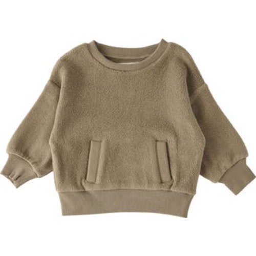 Organic Cotton Teddy Fleece Sweatshirt