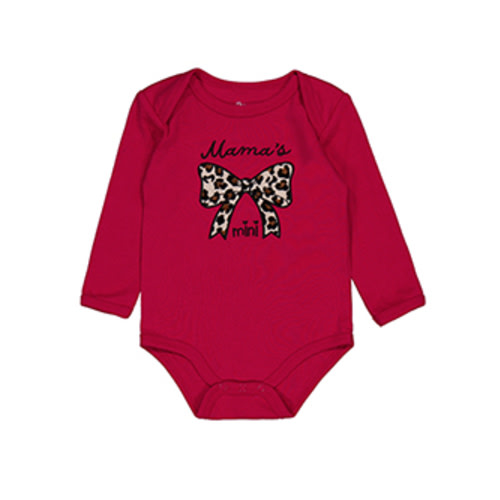 Princess Rose Baby Girls' Mama's Mini Leopard Print Three-Piece Set