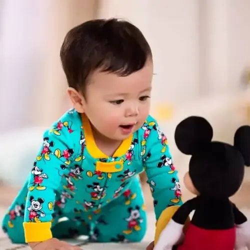 Mickey Mouse Stretchie Sleeper for Baby | Disney Store