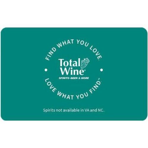 Total Wine Gift Card $50 (Email Delivery)
