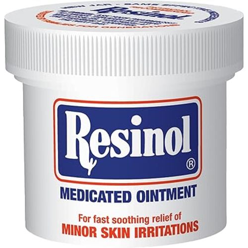 Resinol Medicated Ointment For Itch Relief And Protection Of Skin Rashes and Irritations, 3 Ounce Jar (Pack of 1)