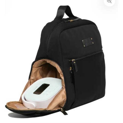 Fiona Breast Pump Backpack Black Classic and Versatile Pump Bag for Moms – Sarah Wells Bags
