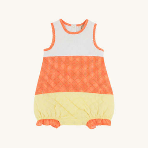 Happy Halloween Candy Corn Costume (Infant) - Worth Avenue White with Tega Cay Tangerine Micro Dot & Lake Worth Yellow