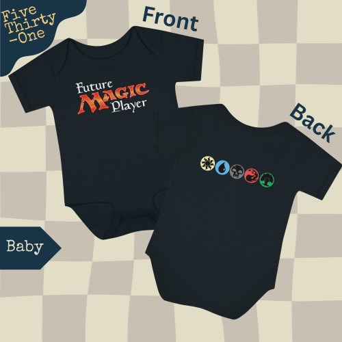 MTG Baby Bodysuit | Magic the Gathering Pregnancy Announcement | Future Magic Player | The Five Thirty One