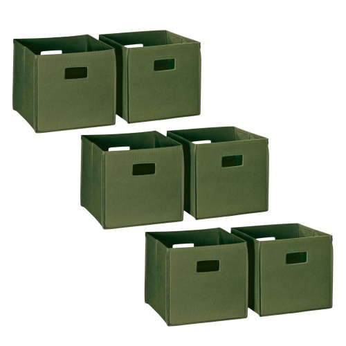 RiverRidge Folding Bins Cube Storage Cubbies, Set of 6 Playroom Organizers - Samsclub.com