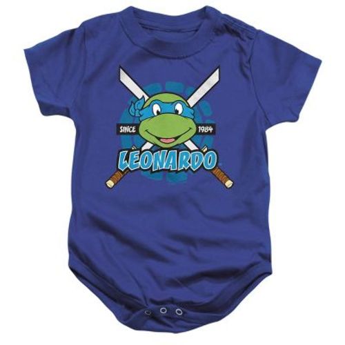 Baby TMNT Leonardo Since 1984 Infant Bodysuit Royal Blue 12 Months