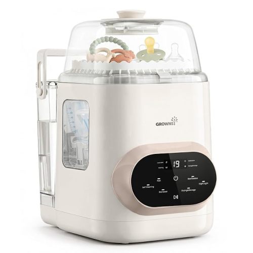 GROWNSY EaseClean Pro Bottle Washer & Sterilizer & Dryer, Visible Cleaning