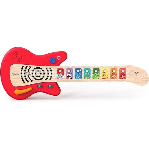 Baby Einstein Together in Tune Guitar​ Safe Wireless Wooden Musical Toddler Toy, Magic Touch Collection, Age 6 Months+
