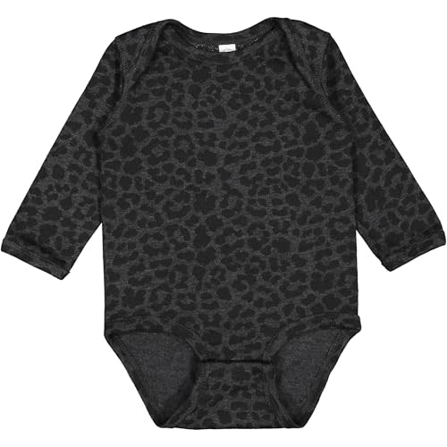 RABBIT SKINS Infant Long Sleeve Fine Jersey Bodysuit for Baby Boys & Girls