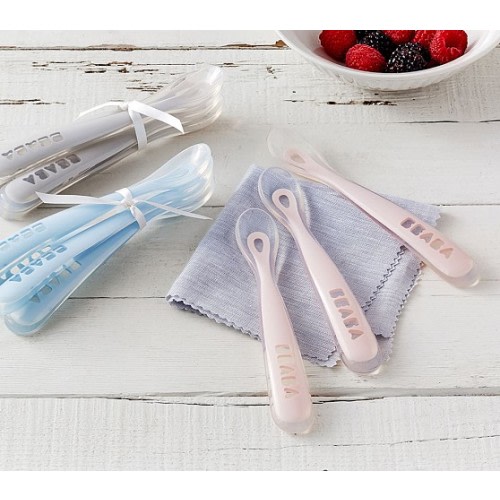 Beaba Soft Spoons Set (Color: Blue)