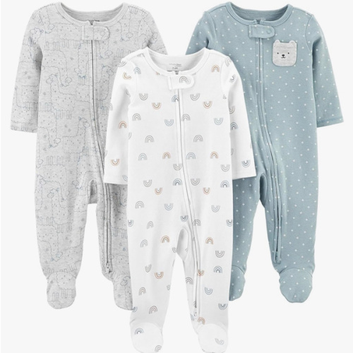 Newborn, Simple Joys by Carter's Baby 3-Pack Neutral Sleep and Play