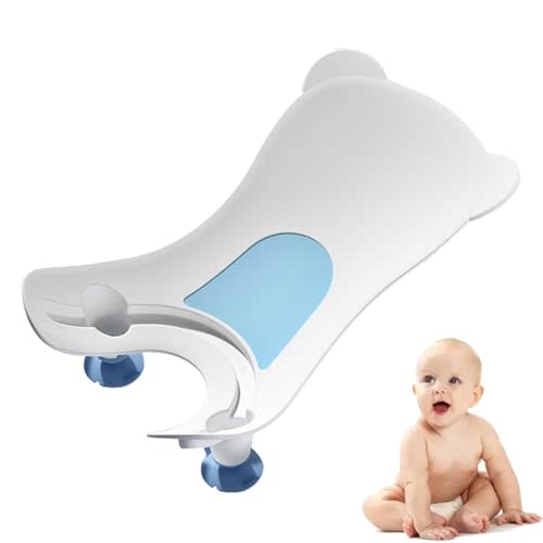 Baby Bathtub for Sink, 2025 Portable Infant Bath Quick Baby Buttock Washing Tool for Baby Boys Girls Washing Buttocks (02Blue)