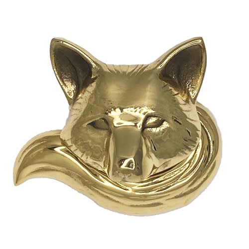 Michael Healy 4-in Polished Door knocker