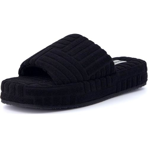 CUSHIONAIRE Women's RSVP slipper with +Memory Foam, Wide Widths Available