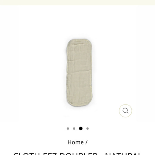 Cloth-eez Diaper Doubler - Natural Unbleached