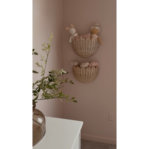 Interior Design: Scalloped hanging baskets for kids room #kidsroom - Shop By Interest