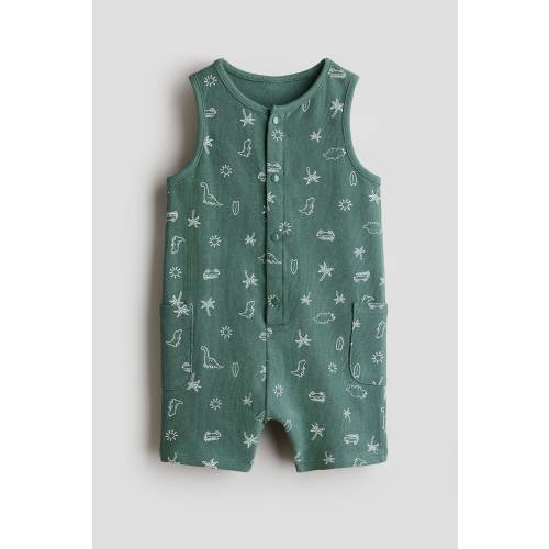 COTTON TERRY ROMPER SUIT