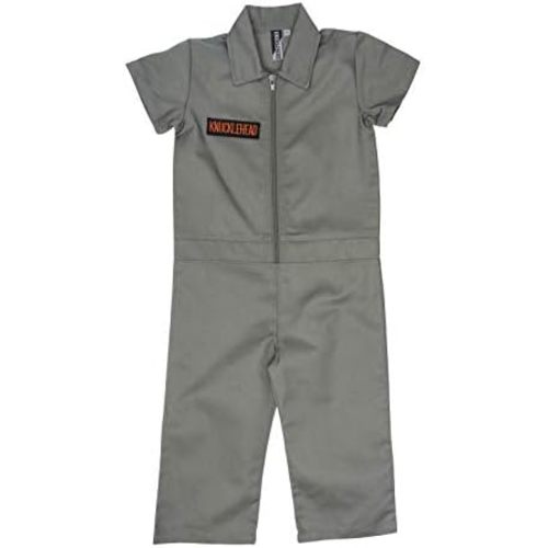 Born to Love Knuckleheads Kids Monkey Coverall Mechanic Photoshoot Overall for Boys & Girls Jumpsuit Baby Outfit