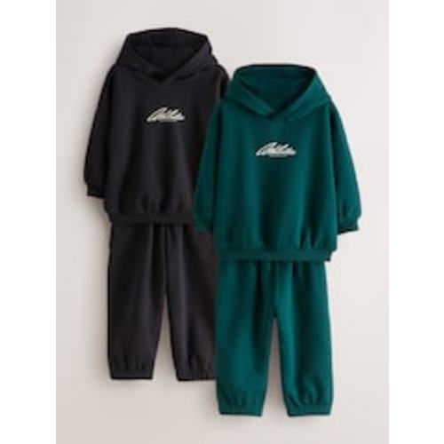 Buy Green/Black Hoody Sweat Top and Jogger Set 4 Peice (3mths-7yrs) from Next USA