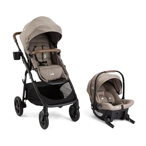 Joie Baby, Ginger DLX Stroller and Mint Latch Car Seat, Travel System (Mocha)