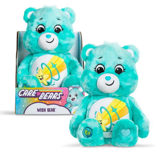 Care Bears - 14" Medium Plush - Color Splash Collection - Wish Bear, For Ages 4 Years and Up