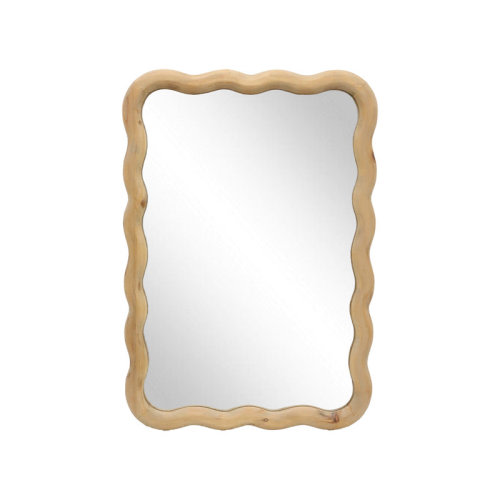Wrought Studio™ 18.8" x 27.2" Boho Wavy Mirror | Wayfair
