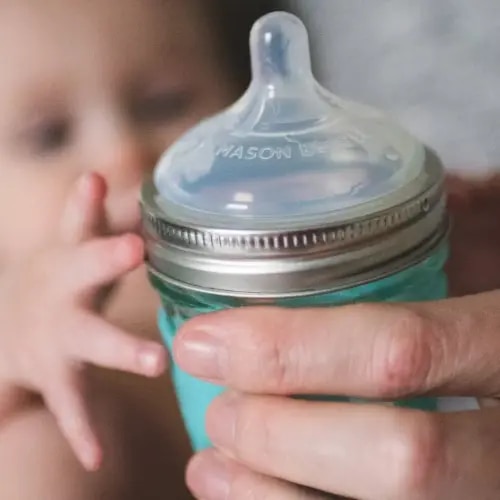 Silicone Nipples | Glass Baby Bottles | Mason Bottle