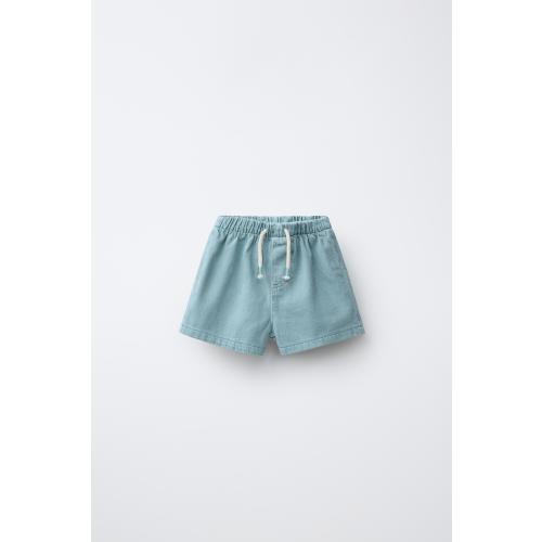 TWILL SHORTS - Sea green | ZARA United States